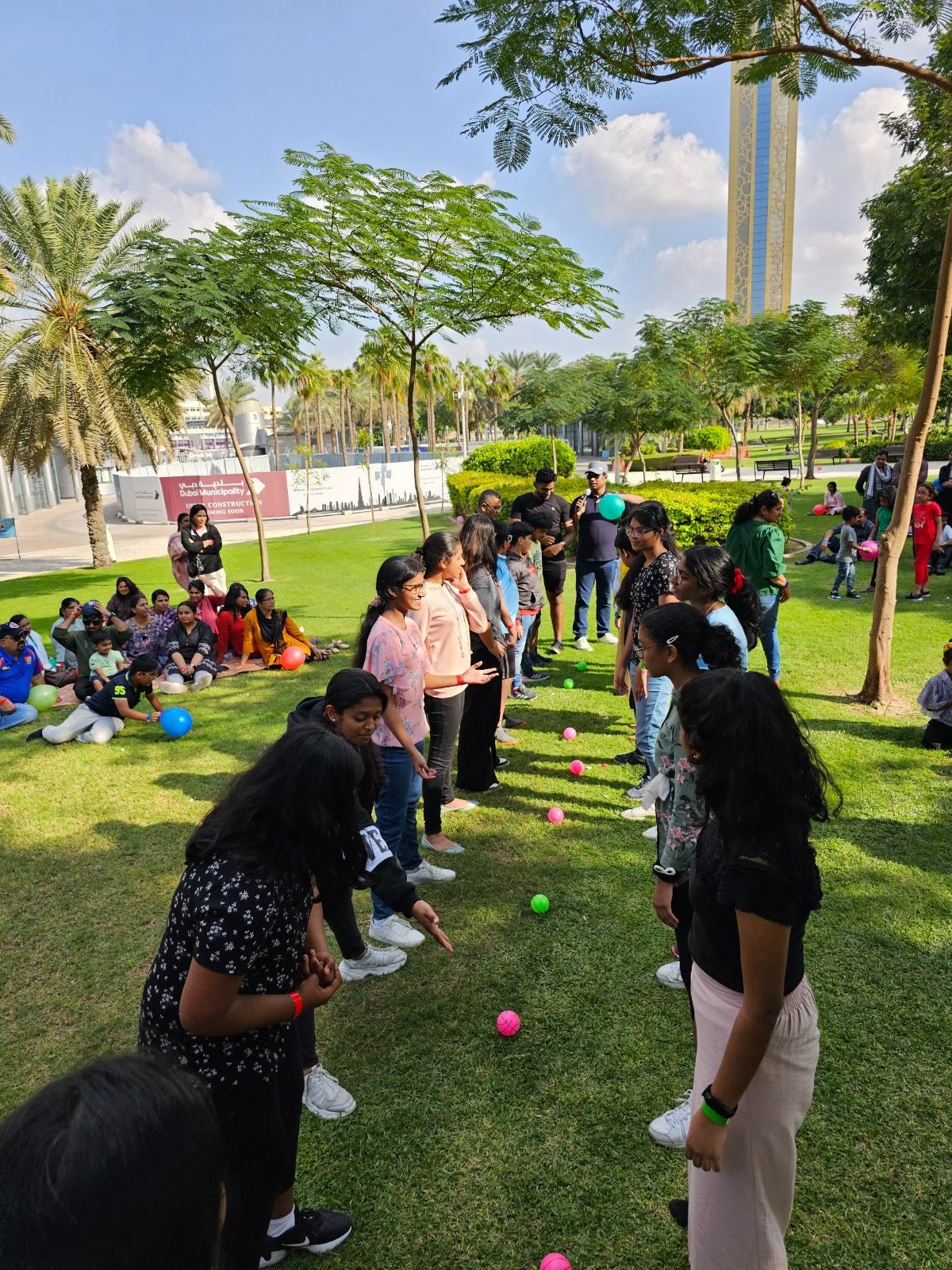 Games on the grass at the MERC church picnic